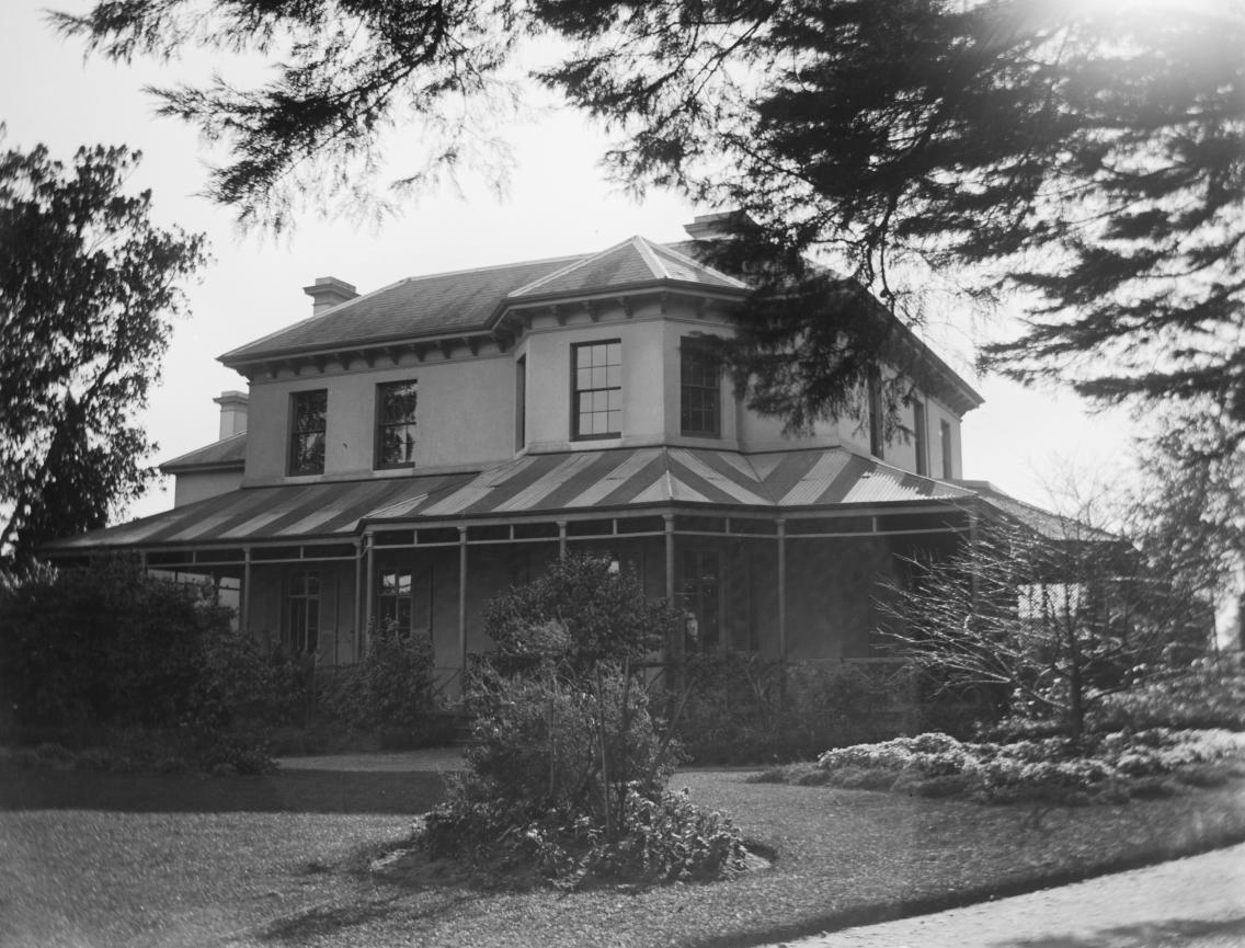 Wardell House showing original verandah